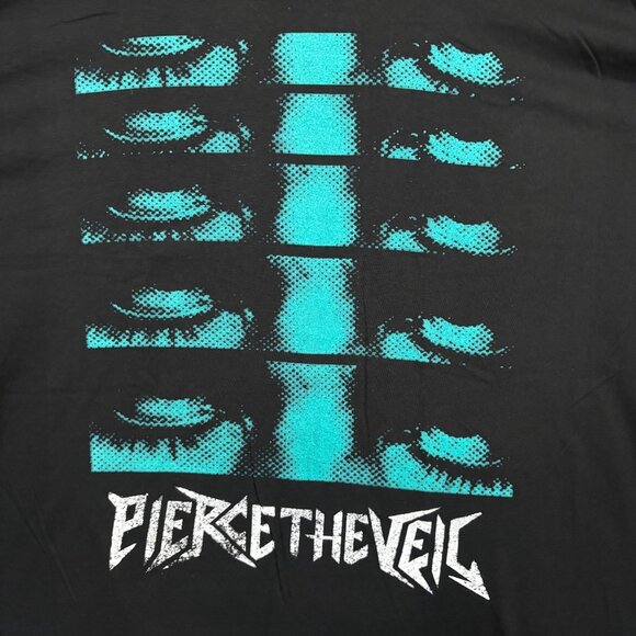 Pierce the Veil I Cant Hear You Tour Poster Emo Band Tee XL - Picture 2 of 4